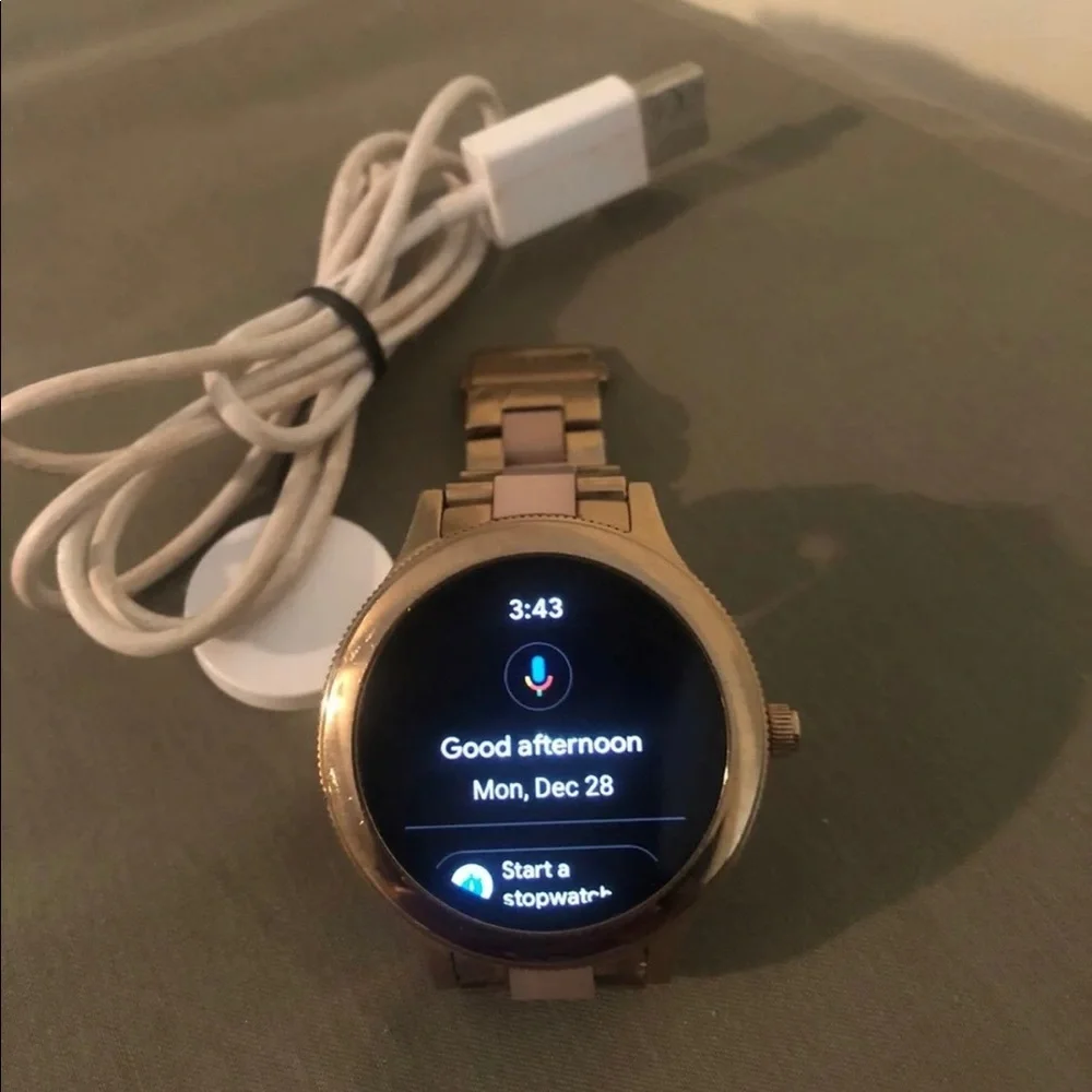 Gently used Samsung Galaxy Note 8 (Verizon)-64GB & Fossil Q Venture Smartwatch.